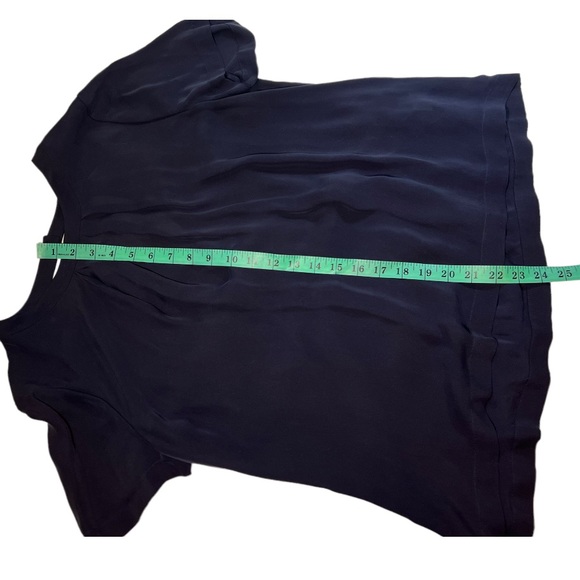 J. Crew Silk Open Back Short Sleeve Blouse size 14 - Picture 13 of 15